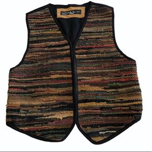 AJ vintage suede leather boho vest in men’s size M